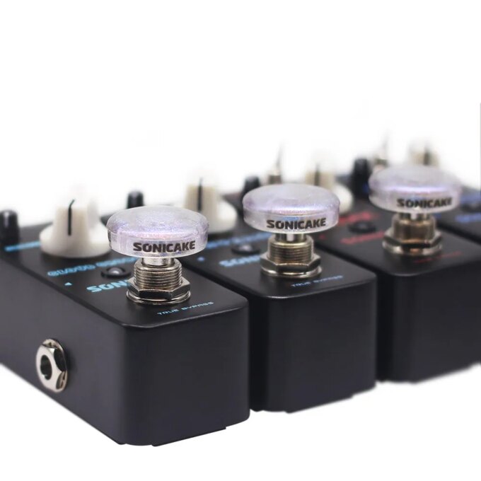 SONICAKE Footswitch Toppers Transparent Clear Cap For Guitar Effects Pedal 10mm 20 PCS - Image 3