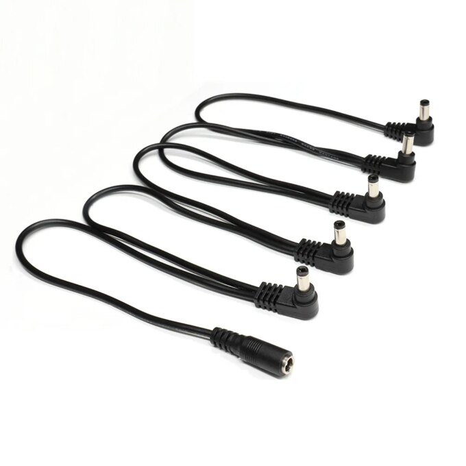 General Guitar Effect Pedals 5 Way Power Daisy Chain Cables Fit For 9V DC Pedal Power Adapter Guitar Effector Accessories - Image 3