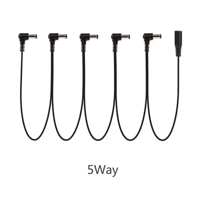 General Guitar Effect Pedals 5 Way Power Daisy Chain Cables Fit For 9V DC Pedal Power Adapter Guitar Effector Accessories - Image 5