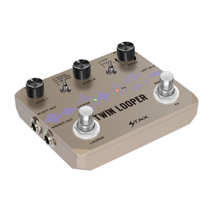 Stax LTL-02 Twin Looper Pedal Upgrades Looper Pedals For Electric Guitar 10 Min Looping Unlimited Undo/Redo Function 11 Types - Image 5