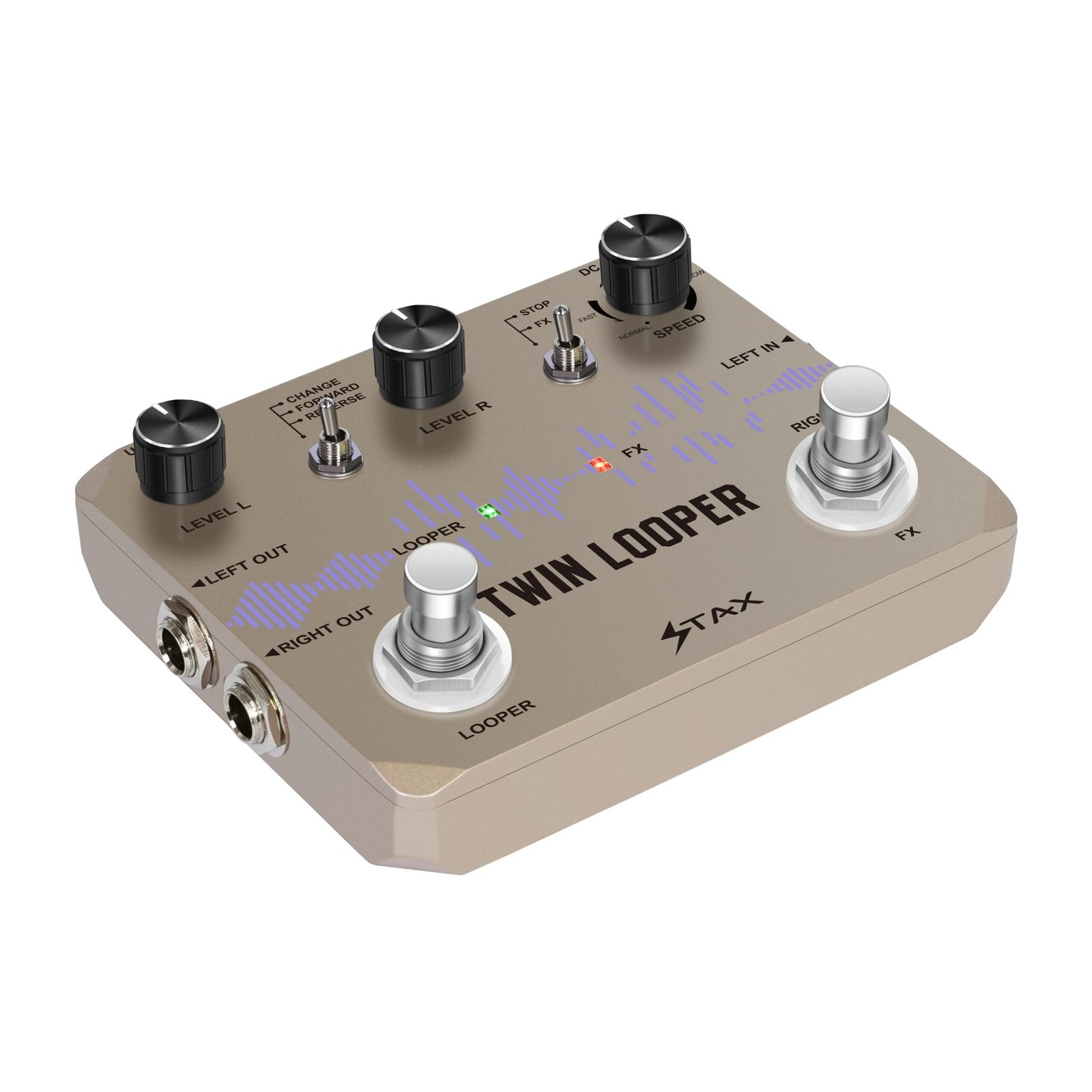 Stax LTL-02 Twin Looper Pedal Upgrades Looper Pedals For Electric Guitar 10 Min Looping Unlimited Undo/Redo Function 11 Types Stax LTL-02 Twin Looper Pedal Upgrades Looper Pedals For Electric Guitar 10 Min Looping Unlimited Undo/Redo Function 11 Types