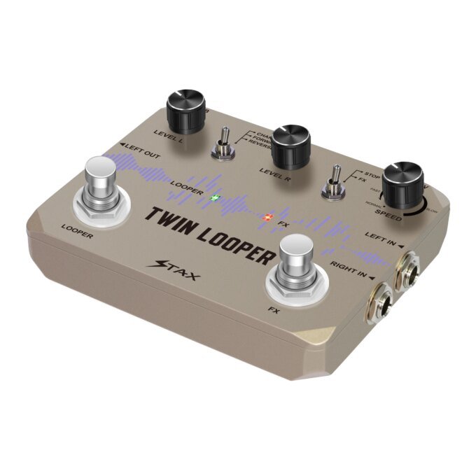 Stax LTL-02 Twin Looper Pedal Upgrades Looper Pedals For Electric Guitar 10 Min Looping Unlimited Undo/Redo Function 11 Types - Image 4