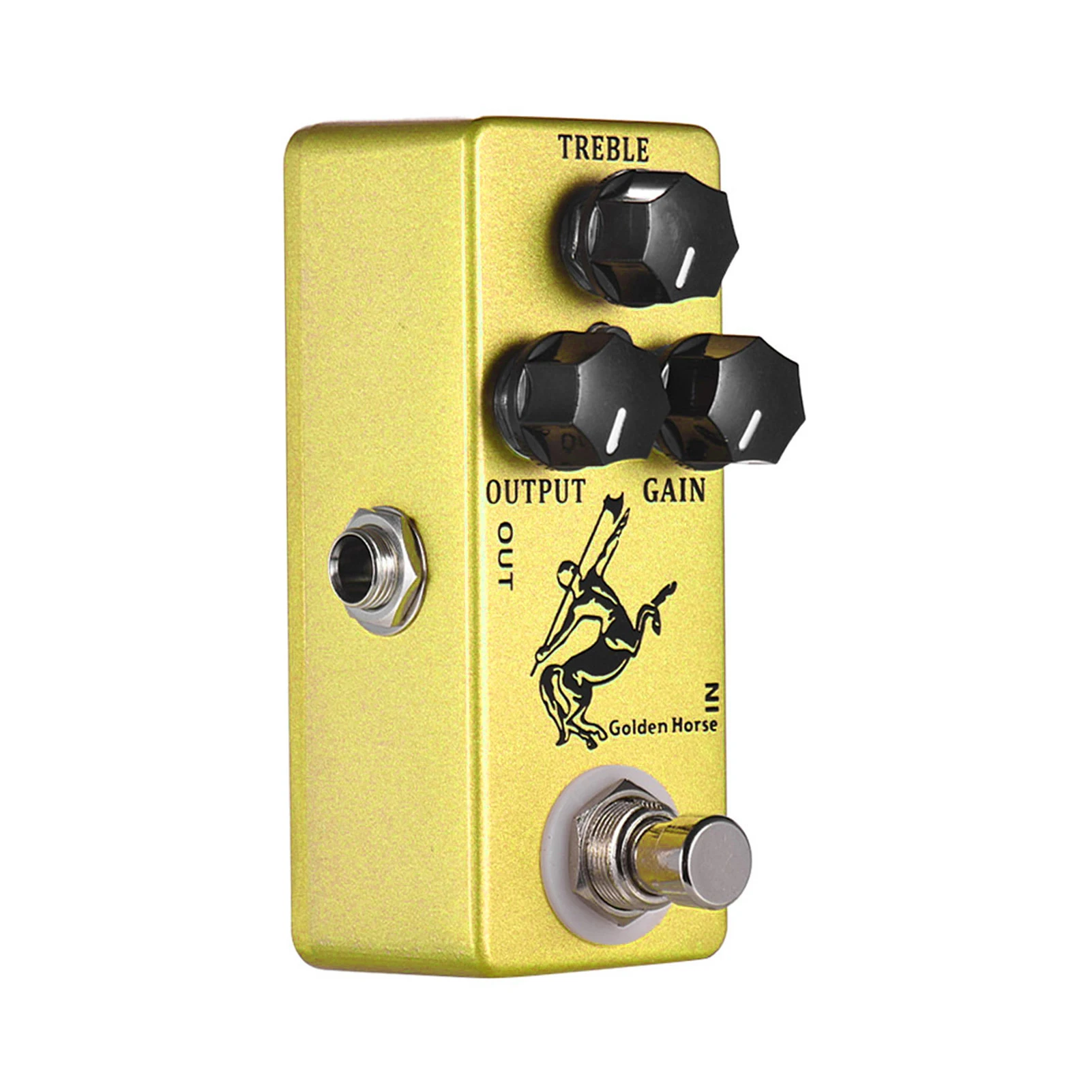 MOSKY SILVER/GOLDEN HORSE Effect Pedal overdrive/boost Horse Guitars Volume Reverb Bass Klon Centaur Effect Pedal Stage Audio