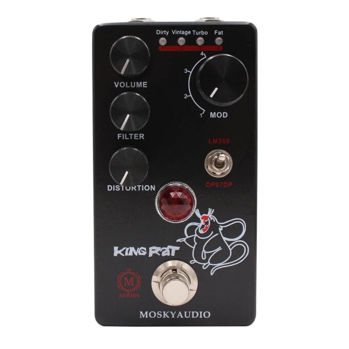 Mosky Effect Pedal King Rat Fuzz Distortion Overdrive Effect Guitar Pedal Marksman Drive Pedal Guitar Accessories - Image 3