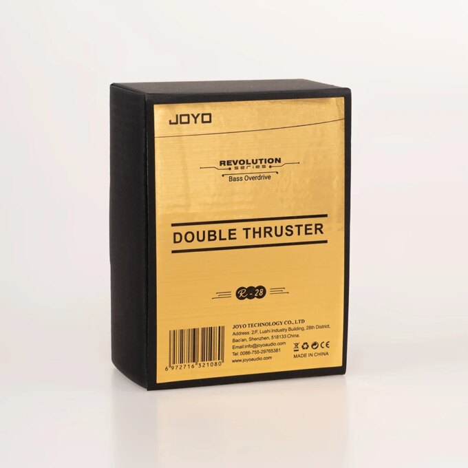 JOYO R-28 Double Thrust Bass Overdrive Effect Pedal Sharp & Grainy High Frequency Overdrive Pedal Designed for Bass Guitar - Image 6
