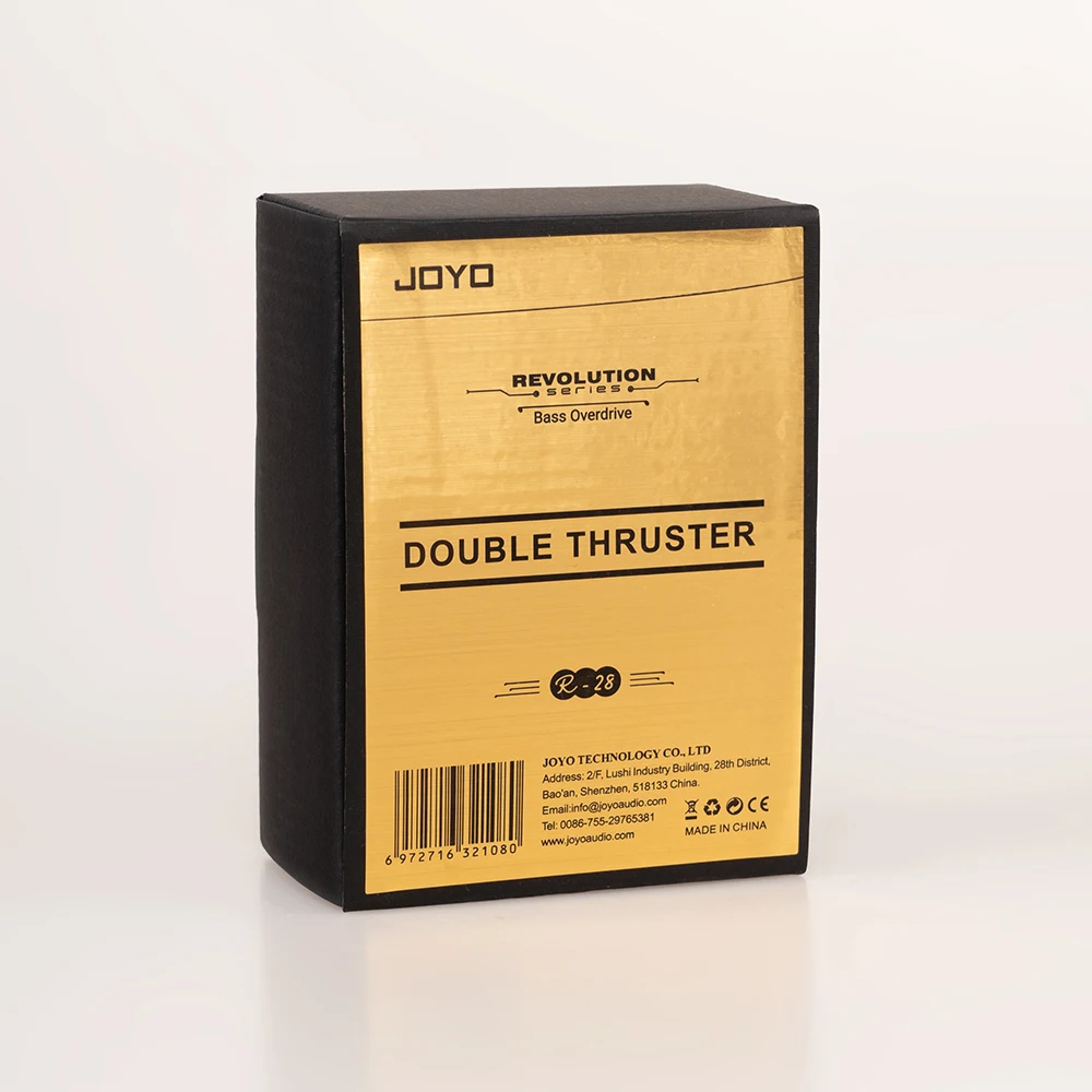 JOYO R-28 Double Thrust Bass Overdrive Effect Pedal Sharp & Grainy High Frequency Overdrive Pedal Designed for Bass Guitar JOYO R-28 Double Thrust Bass Overdrive Effect Pedal Sharp & Grainy High Frequency Overdrive Pedal Designed for Bass Guitar