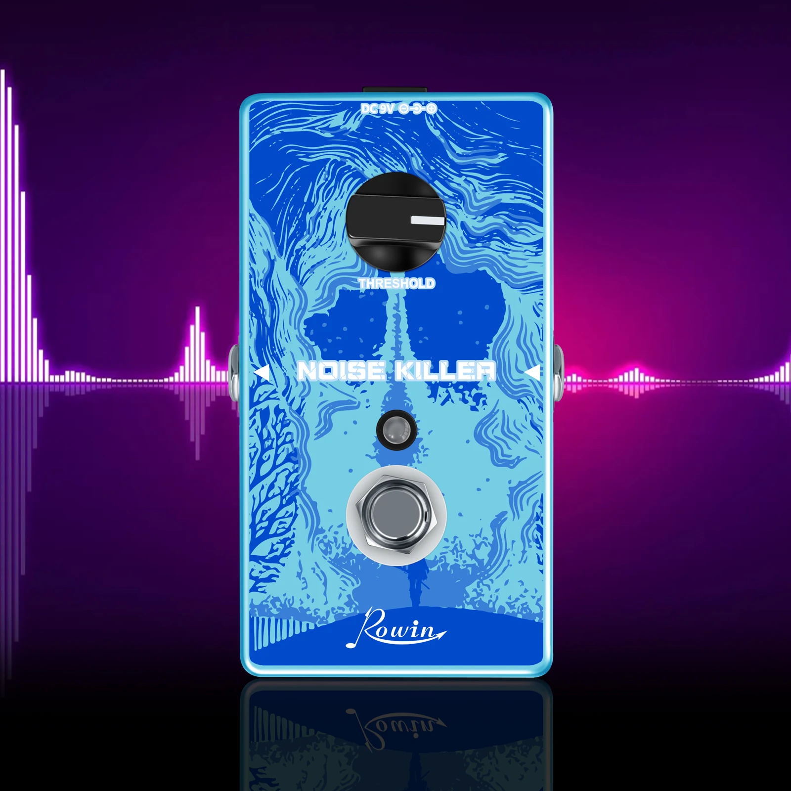 Rowin Guitar pedal  Tape Delay Vibrock Chorus Tremolo  Noise Killer Delay Tuner Chorus Reverb Looper Pedal