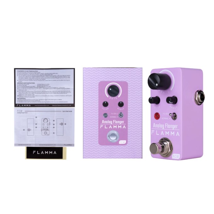 FLAMMA FC15 Analog Flanger Guitar Effects Pedal Normal and Filer Modes True Bypass Circuit - Image 6