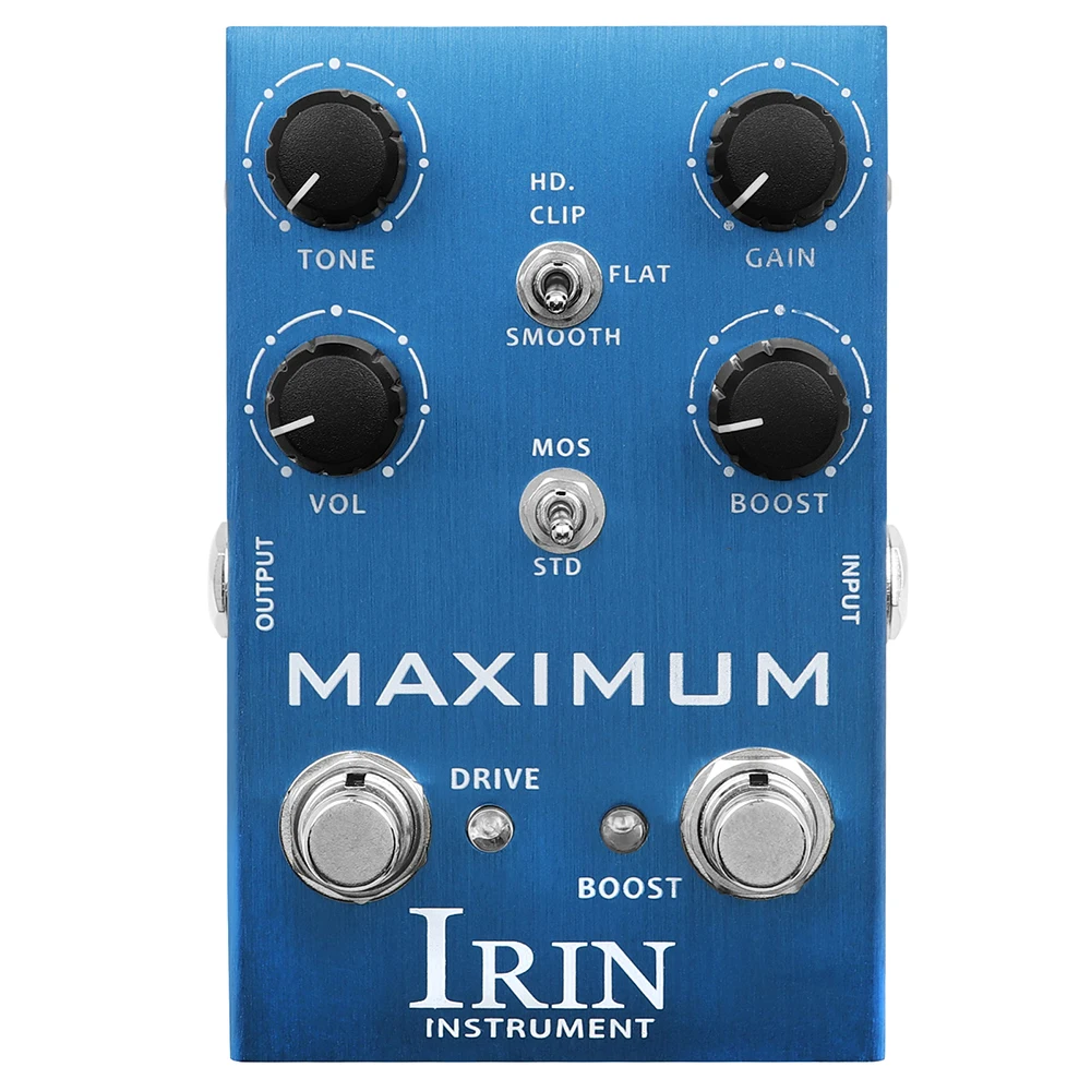 IRIN AN-41 Electric Guitar Effects Pedal MAXIMUM Overdrive Pedal Wild Overdrive Distortion Effect Effector Guitar Accessory IRIN AN-41 Electric Guitar Effects Pedal MAXIMUM Overdrive Pedal Wild Overdrive Distortion Effect Effector Guitar Accessory