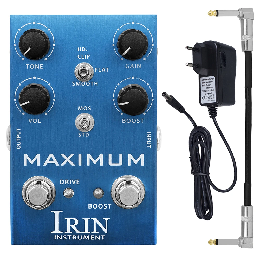 IRIN AN-41 Electric Guitar Effects Pedal MAXIMUM Overdrive Pedal Wild Overdrive Distortion Effect Effector Guitar Accessory IRIN AN-41 Electric Guitar Effects Pedal MAXIMUM Overdrive Pedal Wild Overdrive Distortion Effect Effector Guitar Accessory