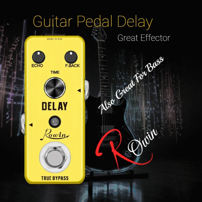 Rowin Noise Gate Pedal Guitar Effects Low Noise Pedal Power Supply Booster Flanger Phaser Buffer Effector Equalizer For Bass - Image 3