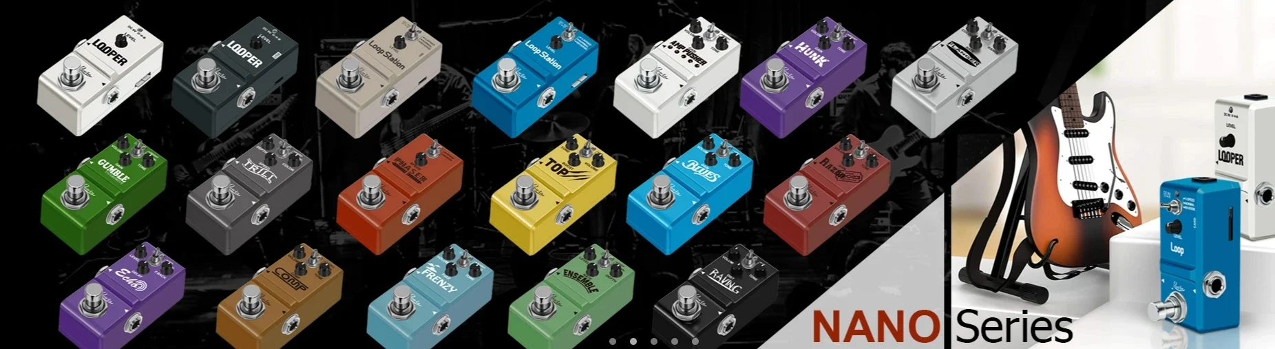 Rowin Noise Gate Pedal Guitar Effects Low Noise Pedal Power Supply Booster Flanger Phaser Buffer Effector Equalizer For Bass