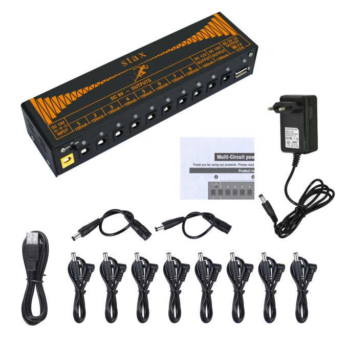 Rowin Noise Gate Pedal Guitar Effects Low Noise Pedal Power Supply Booster Flanger Phaser Buffer Effector Equalizer For Bass - Image 6