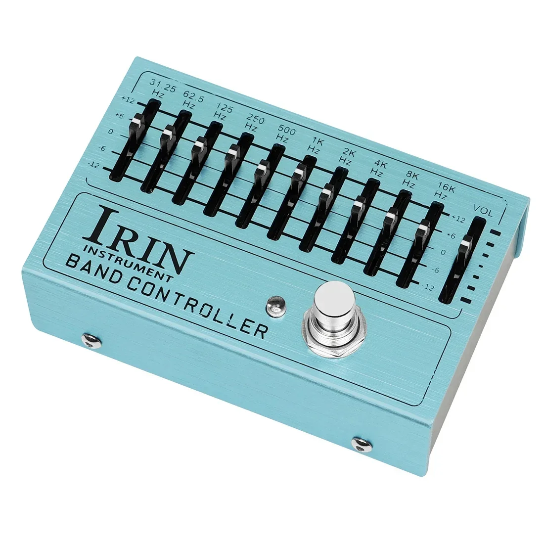 IRIN AN-40 Band Controller EQ Electric Guitar Effects Pedal Adjustments Pedal 10 Band Equalizer for Electric Guitar Accessories