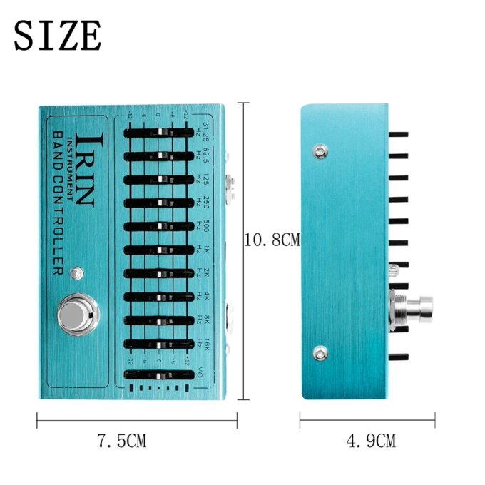 IRIN AN-40 Band Controller EQ Electric Guitar Effects Pedal Adjustments Pedal 10 Band Equalizer for Electric Guitar Accessories - Image 6