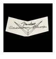 Waterslide 0.1 mm thick GiB Diamond Decal Sticker Guitar Peghead Logo Gold