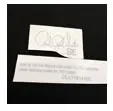 Waterslide 0.1 mm thick GiB Diamond Decal Sticker Guitar Peghead Logo Gold