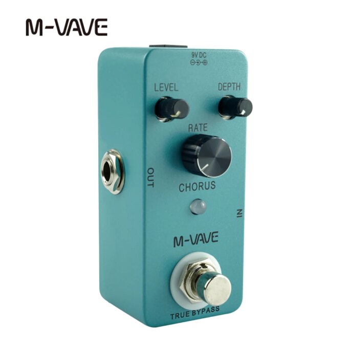 M-VAVE CHORUS Guitar Pedal Analog Chorus Effects True Bypass Pedal Full Metal Shell Chorus Volume/ Depth/ Speed Control Pedal - Image 3