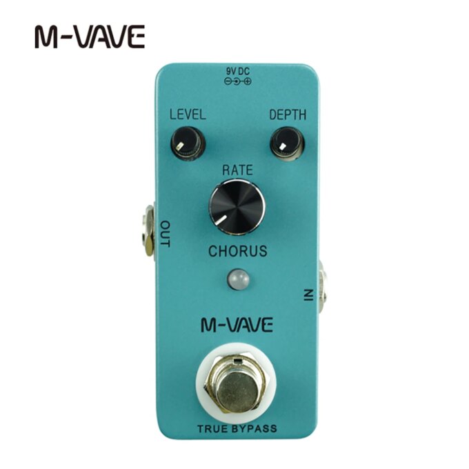 M-VAVE CHORUS Guitar Pedal Analog Chorus Effects True Bypass Pedal Full Metal Shell Chorus Volume/ Depth/ Speed Control Pedal - Image 6