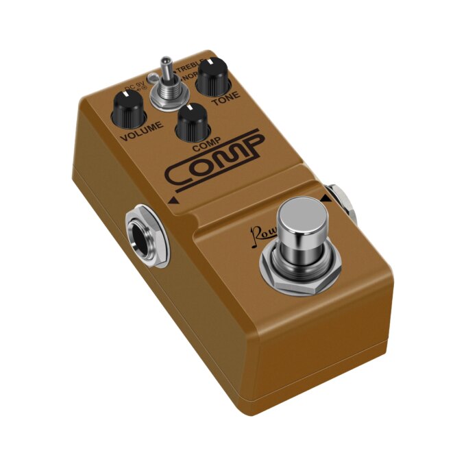 Rowin LN-333 Analog Mini Opto Compressor Box Guitar Compression Pedal for Electric Guitar BASS Full Metal Case True Bypass - Image 3