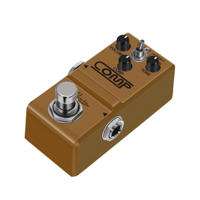 Rowin LN-333 Analog Mini Opto Compressor Box Guitar Compression Pedal for Electric Guitar BASS Full Metal Case True Bypass - Image 2