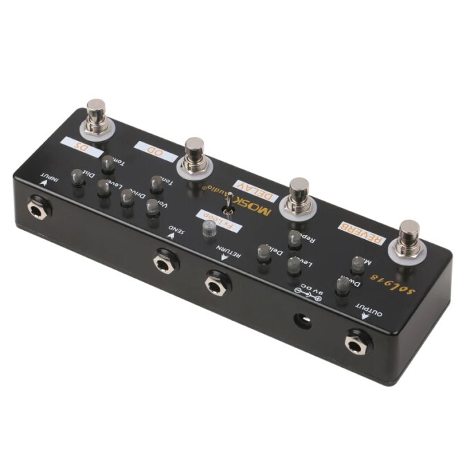 MOSKY Audio SOL918 5-in-1 Multi Effect Pedal Combined Effect Guitar Pedal True Bypass Multi-in-one Combined Effect - Image 3
