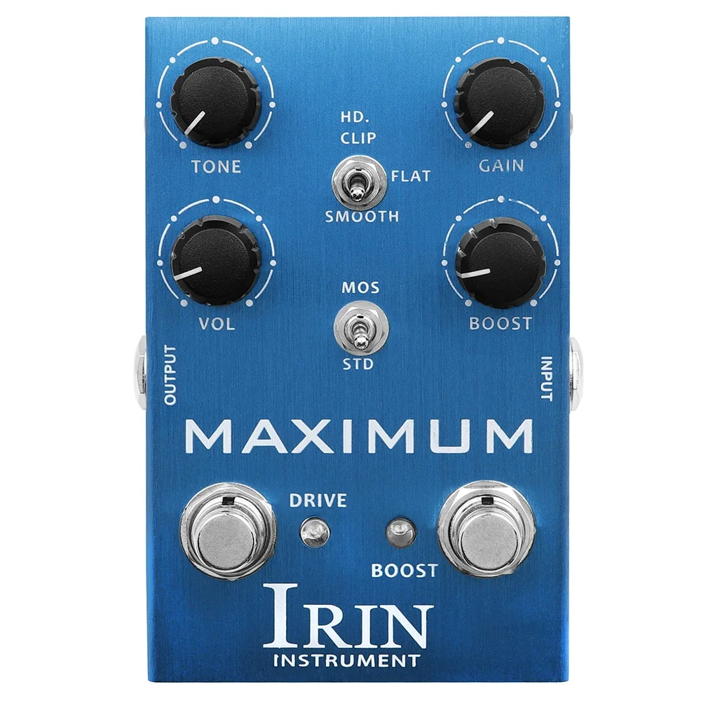 IRIN Electric Guitar Effects Pedal AN-41 MAXIMUM Overdrive Pedal Wild Overdrive Distortion Effect Effector Guitar Accessory IRIN Electric Guitar Effects Pedal AN-41 MAXIMUM Overdrive Pedal Wild Overdrive Distortion Effect Effector Guitar Accessory