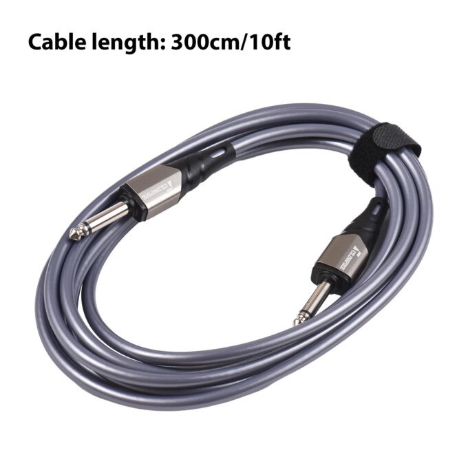 1/4 Inch Audio Instrument Cable 3M Dual Straight Interface 6.35mm Mono Waterproof Guitar Cable Audio Interconnect Cord - Image 5