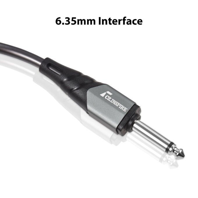 1/4 Inch Audio Instrument Cable 3M Dual Straight Interface 6.35mm Mono Waterproof Guitar Cable Audio Interconnect Cord - Image 2