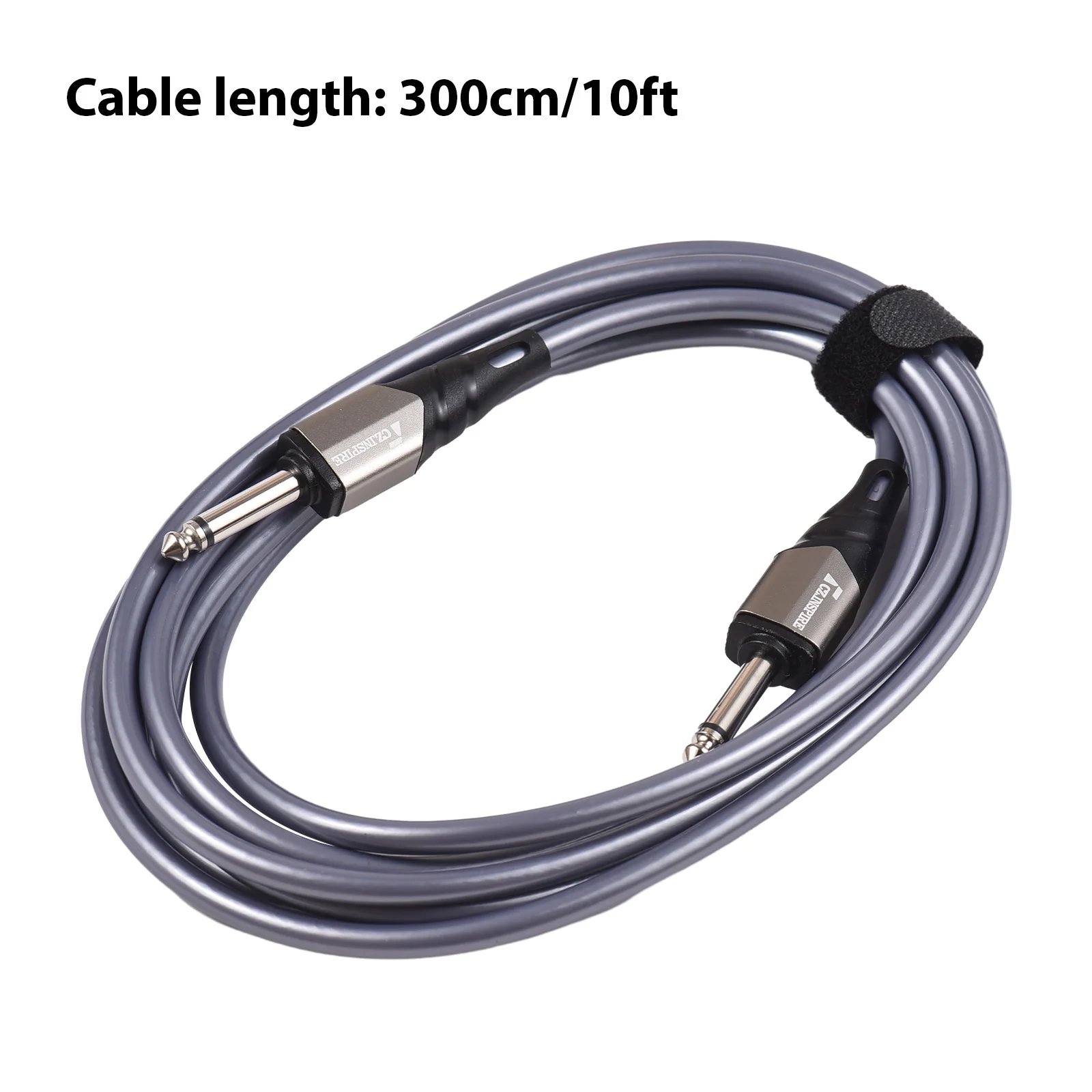 1/4 Inch Audio Instrument Cable 3M Dual Straight Interface 6.35mm Mono Waterproof Guitar Cable Audio Interconnect Cord