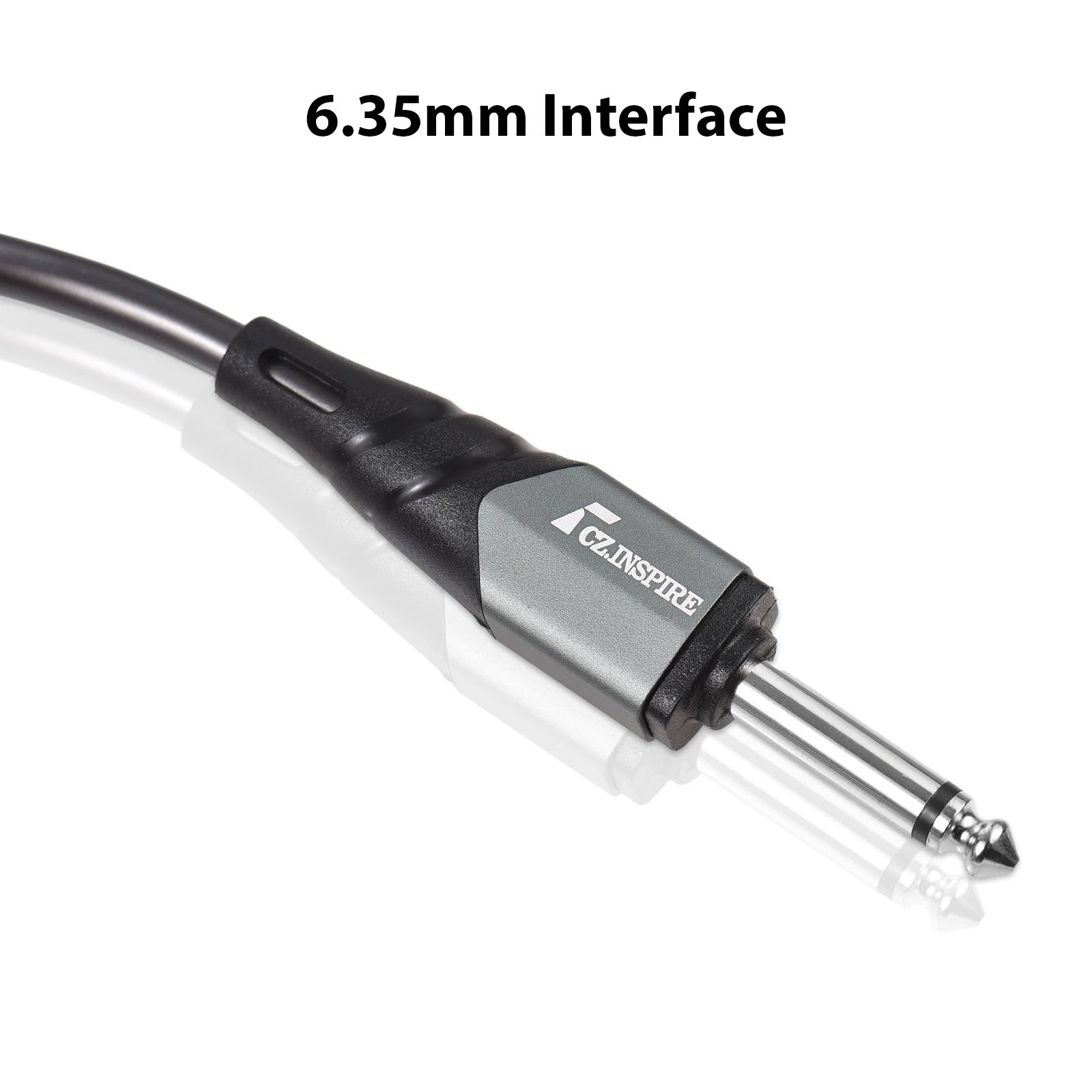 1/4 Inch Audio Instrument Cable 3M Dual Straight Interface 6.35mm Mono Waterproof Guitar Cable Audio Interconnect Cord