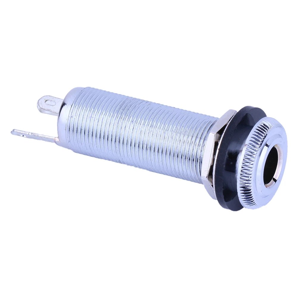 1/4Inch Metal Stereo Guitar Bass Barrel Output Jack Plug Mono Guitar Bass Barrel Jack Socket Electric Guitar Bass Parts 1/4Inch Metal Stereo Guitar Bass Barrel Output Jack Plug Mono Guitar Bass Barrel Jack Socket Electric Guitar Bass Parts