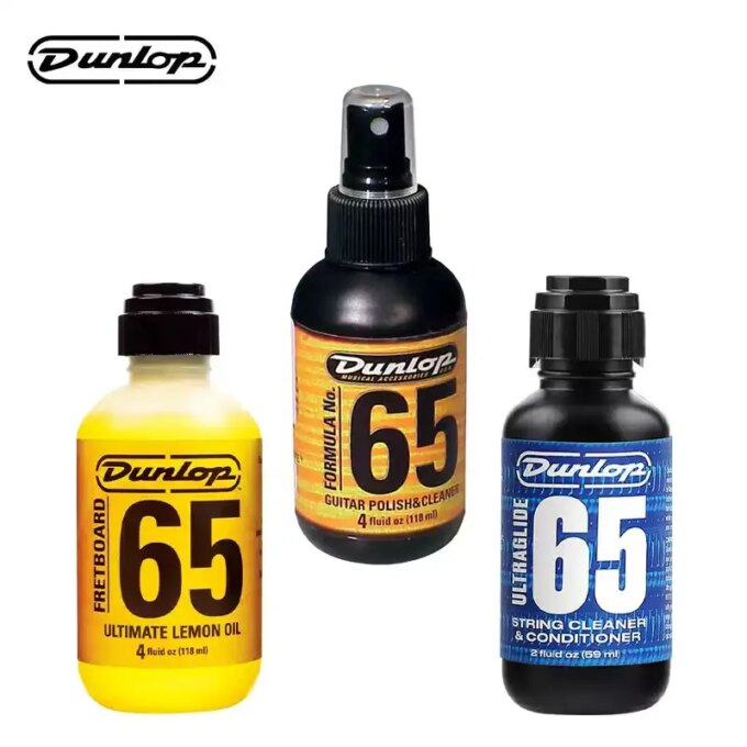 Dunlop Acoustic Guitar Frets Fretboard 65 Lemon Oil For Fingerboard Care 02 Deep Conditioner Body Clear  Plam Wax string oil - Image 4