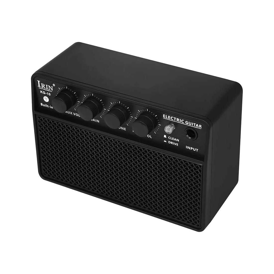 IRIN KG-10 Electronic Guitar Amplifier Speaker Portable Amp Lightweight Musical Instruments Speaker Guitar Amp Daily Practice IRIN KG-10 Electronic Guitar Amplifier Speaker Portable Amp Lightweight Musical Instruments Speaker Guitar Amp Daily Practice