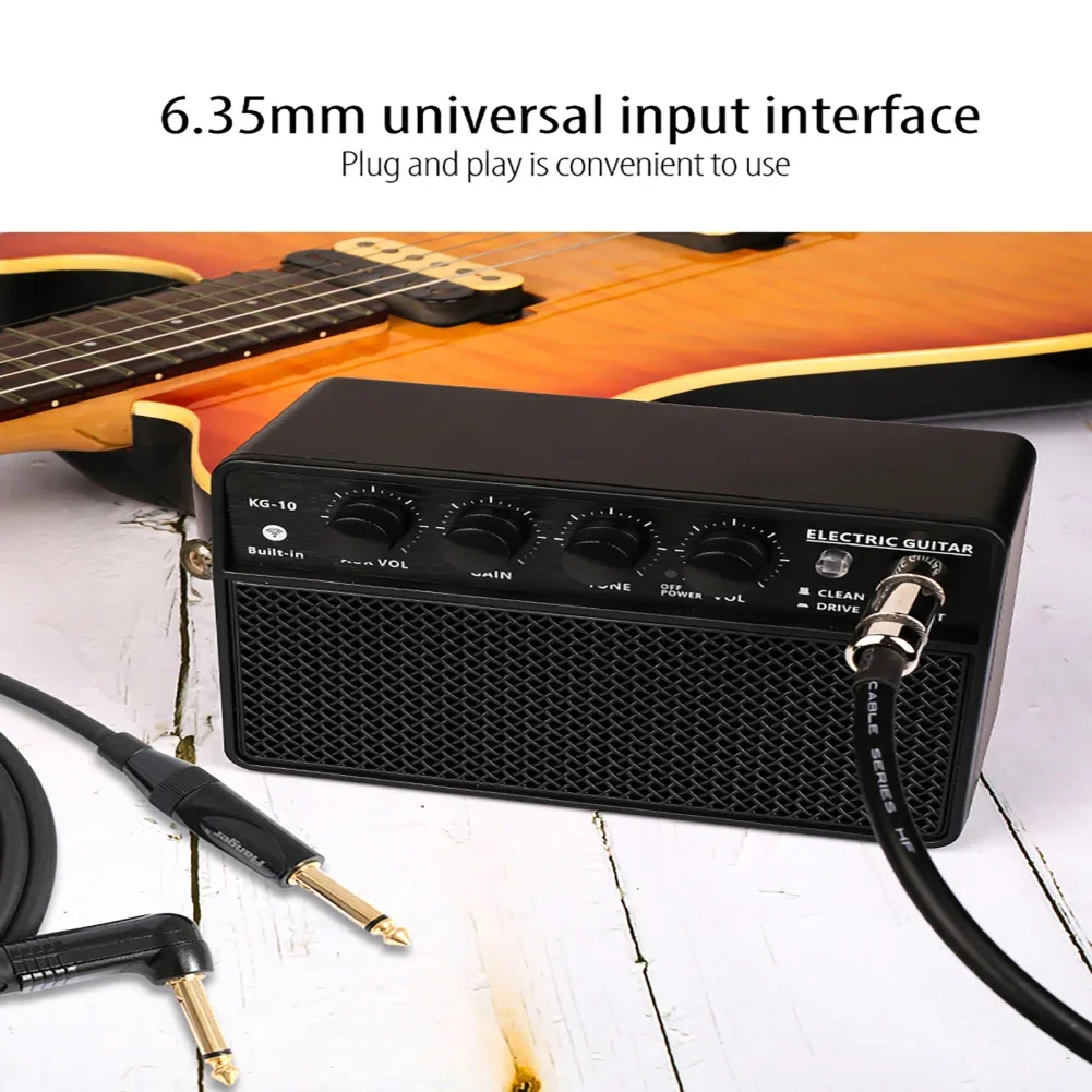 IRIN KG-10 Electronic Guitar Amplifier Speaker Portable Amp Lightweight Musical Instruments Speaker Guitar Amp Daily Practice IRIN KG-10 Electronic Guitar Amplifier Speaker Portable Amp Lightweight Musical Instruments Speaker Guitar Amp Daily Practice
