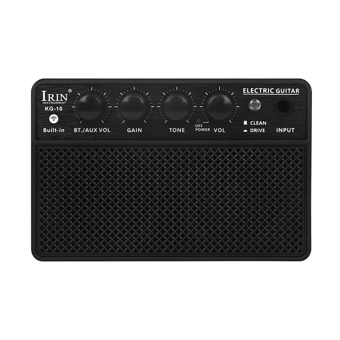 IRIN KG-10 Electronic Guitar Amplifier Speaker Portable Amp Lightweight Musical Instruments Speaker Guitar Amp Daily Practice IRIN KG-10 Electronic Guitar Amplifier Speaker Portable Amp Lightweight Musical Instruments Speaker Guitar Amp Daily Practice