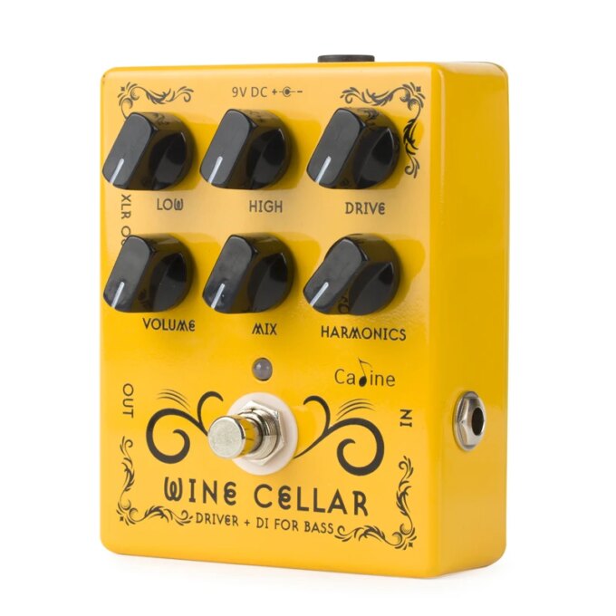 Caline CP-60 Wine Cellar Bass Driver+DI box Effects Pedal True Bypass Guitar Accessories - Image 2