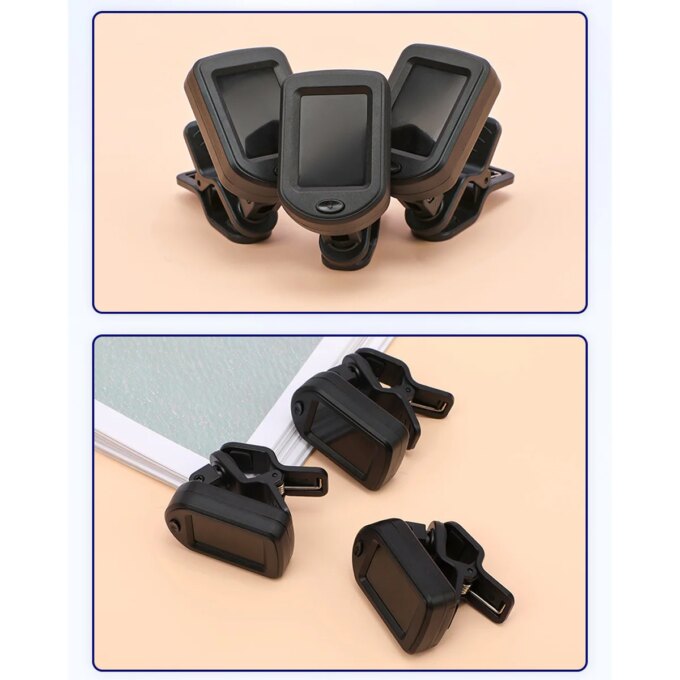Electronic Clip-On Digital Guitar Tuner Colorful LCD Screen for Violin Bass Ukulele Chromatic Tuning Modes Bass - Image 6