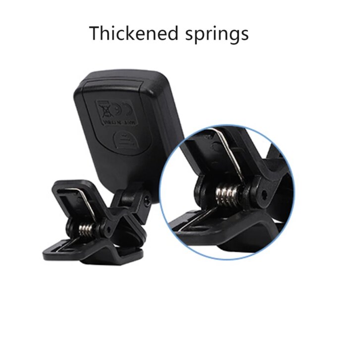 Electronic Clip-On Digital Guitar Tuner Colorful LCD Screen for Violin Bass Ukulele Chromatic Tuning Modes Bass - Image 4