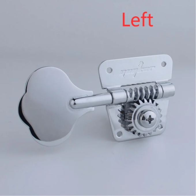Guyker Bass Tuners 1:26 Ratio Open Gear Tuning Key Pegs Machine Head Replacement for Electric Jazz Bass or Precision Chrome - Image 5