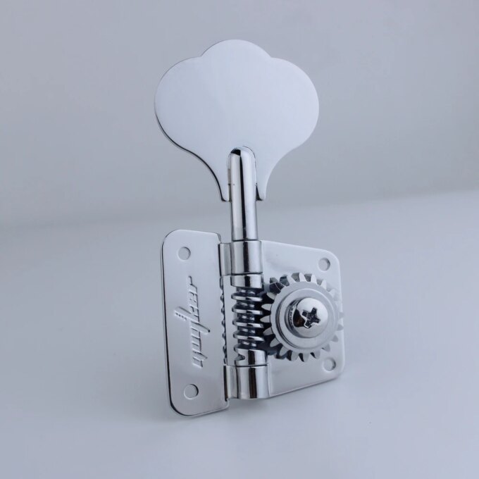 Guyker Bass Tuners 1:26 Ratio Open Gear Tuning Key Pegs Machine Head Replacement for Electric Jazz Bass or Precision Chrome - Image 2