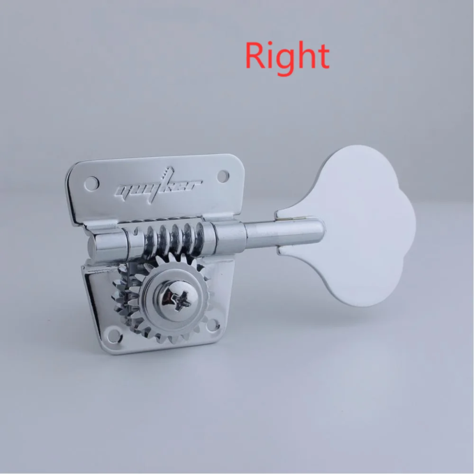 Guyker Bass Tuners 1:26 Ratio Open Gear Tuning Key Pegs Machine Head Replacement for Electric Jazz Bass or Precision Chrome - Image 4