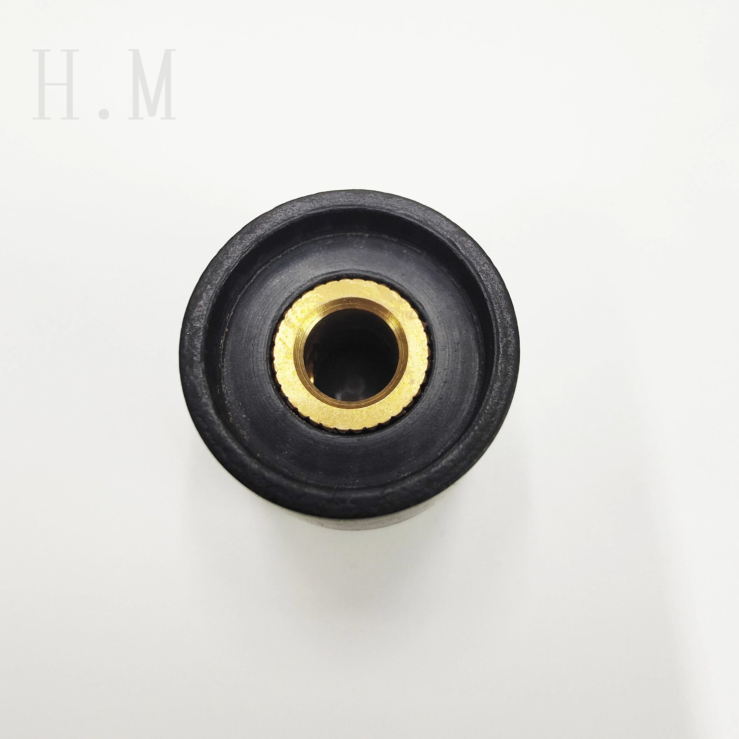High end electric wood guitar with volume and tone, wood knob, rosewood ebony with point knob, potentiometer cap
