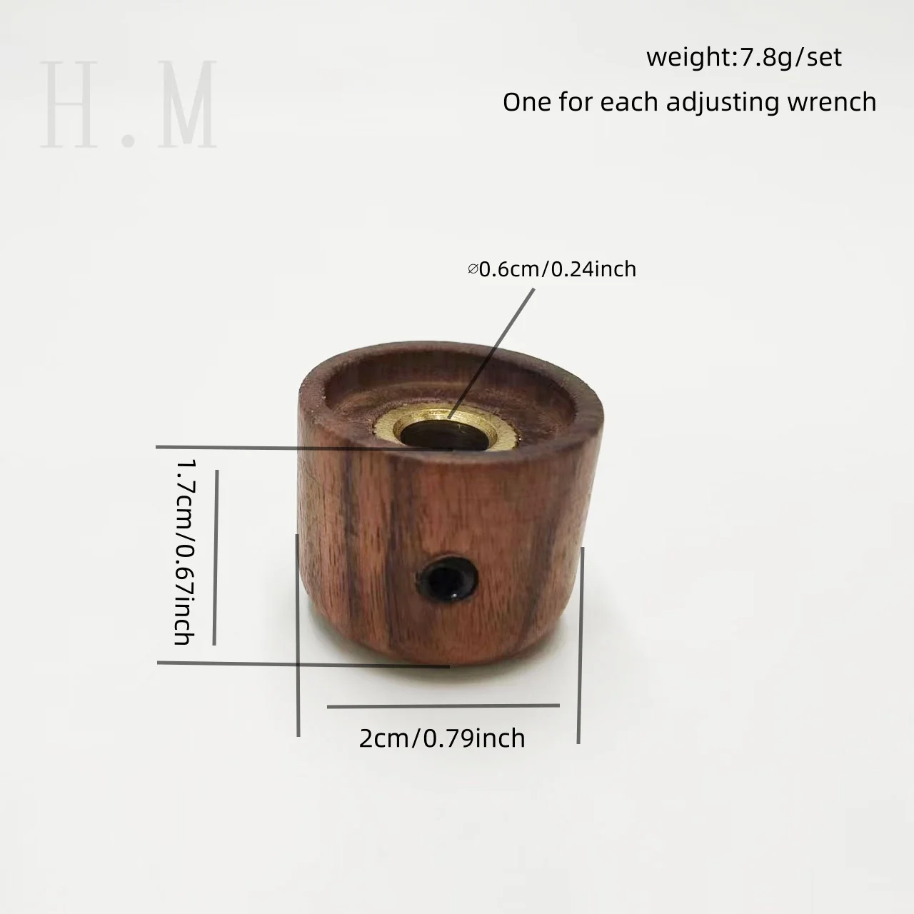 High end electric wood guitar with volume and tone, wood knob, rosewood ebony with point knob, potentiometer cap