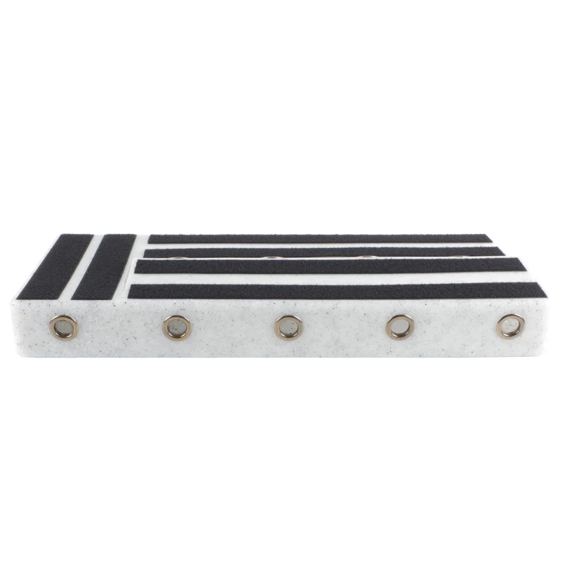 Rockhouse RPB-1BK Guitar Effect Pedal Board PE Plastic Guitar Pedalboard Case With Velcro Can Hide Power Guitar Accessories