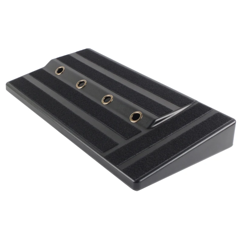 Rockhouse RPB-1BK Guitar Effect Pedal Board PE Plastic Guitar Pedalboard Case With Velcro Can Hide Power Guitar Accessories