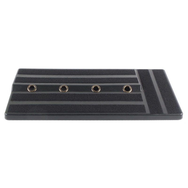 Rockhouse RPB-1BK Guitar Effect Pedal Board PE Plastic Guitar Pedalboard Case With Velcro Can Hide Power Guitar Accessories