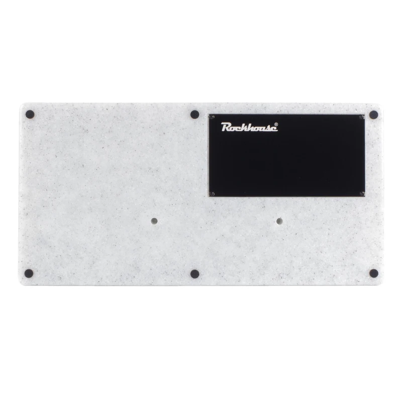 Rockhouse RPB-1BK Guitar Effect Pedal Board PE Plastic Guitar Pedalboard Case With Velcro Can Hide Power Guitar Accessories