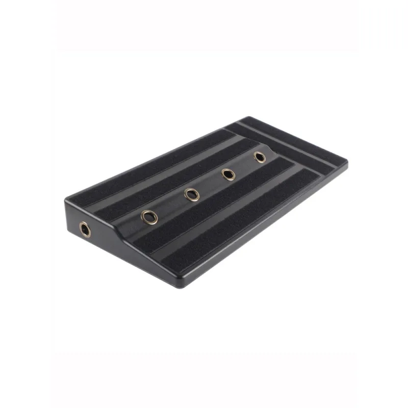 Rockhouse RPB-1BK Guitar Effect Pedal Board PE Plastic Guitar Pedalboard Case With Velcro Can Hide Power Guitar Accessories