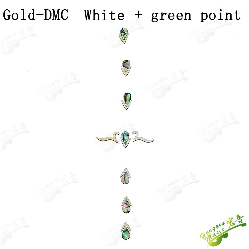 Guitar sound point Abalone color shell white shell guitar fingerboard inlaid guitar materials to make accessories